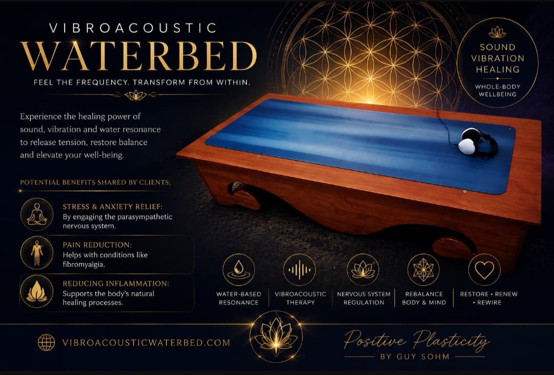 Near Gold Coast and Brisbane Australia. This handcrafted vibroacoustic therapy waterbed is for Sale