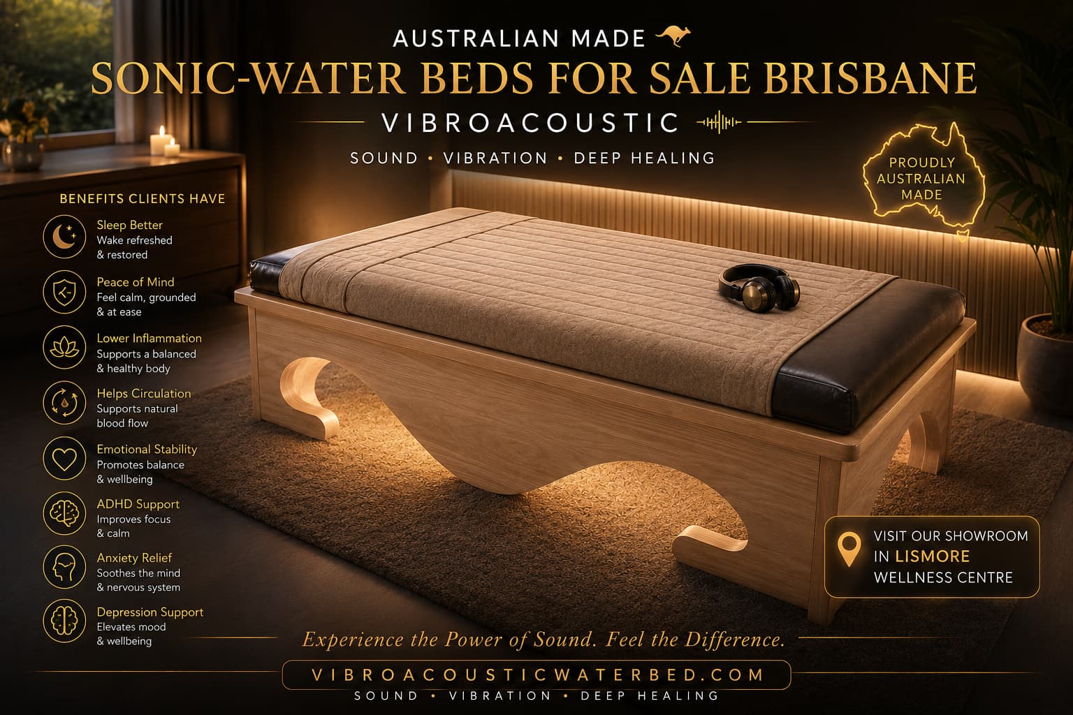 Sonic Water Beds for Sale Brisbane | Nervous System Regulation Australia