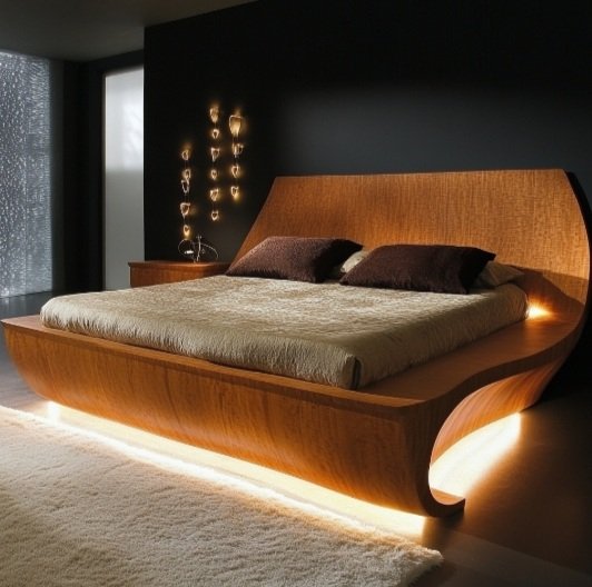 Custom Designer water beds with VAT